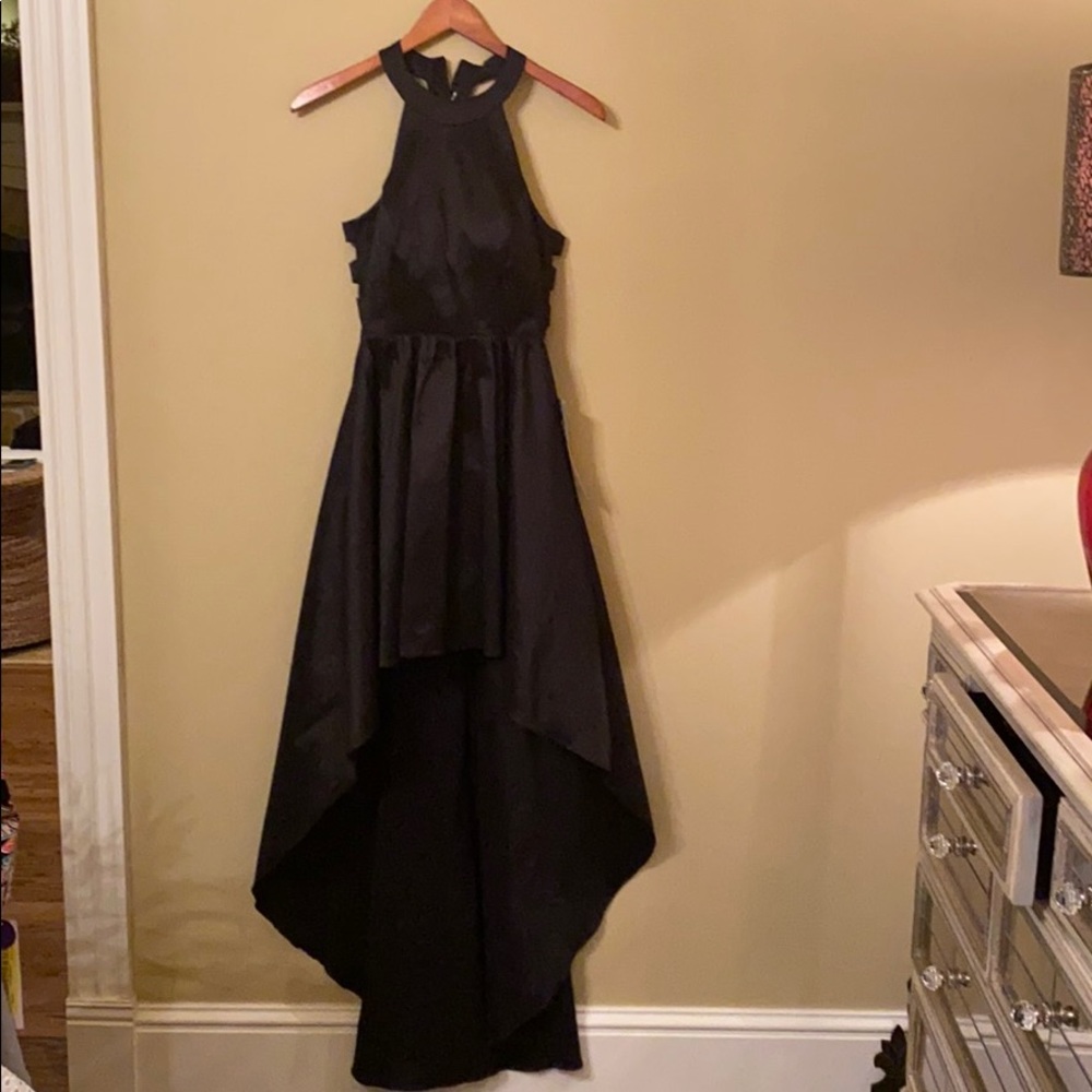 Black Taffeta High/Low Dress by  BSmart. Size 7.